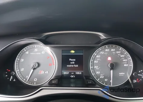 2014 Audi S4 3.0T Premium Plus z USA, uszkodzony, nr VIN WAUDGAFL7EA109770